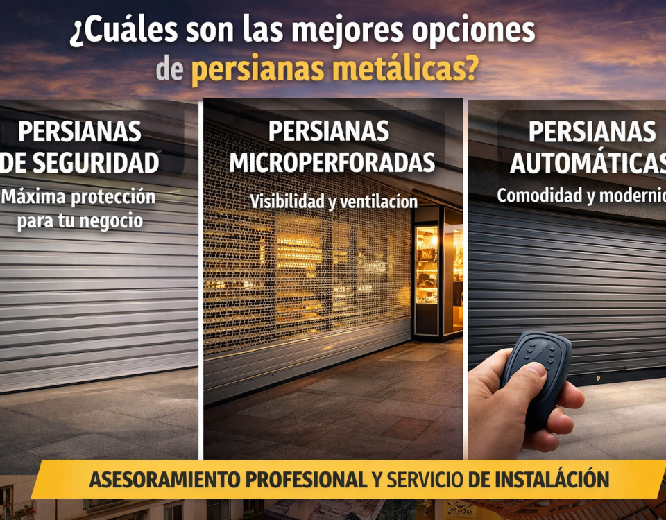 Cuales son las mejores opciones de persianas metalicas Barcelona 960x750 - Persianas Alella Instalación y Reparación Local y Casa