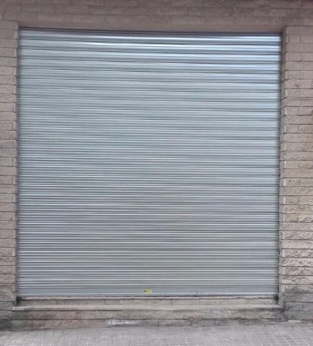 puertas automaticas de garaje enrollables galvanizadas - Persianas Metalicas