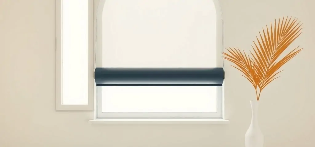 Escena minimalista con persiana enrollable en Barcelona, sugiriendo confiabilidad en reparación de persianas automáticas. Escena minimalista con persiana enrollable en Barcelona, sugiriendo confiabilidad en reparación de persianas automáticas.