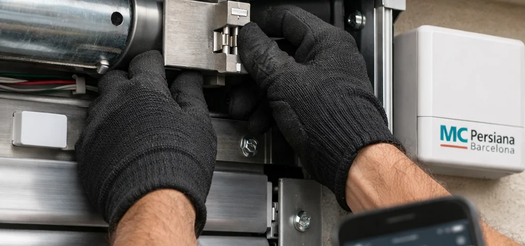 Que opciones existen para la instalacion de sistemas de seguridad en persianas: persiana con sensor y cerradura