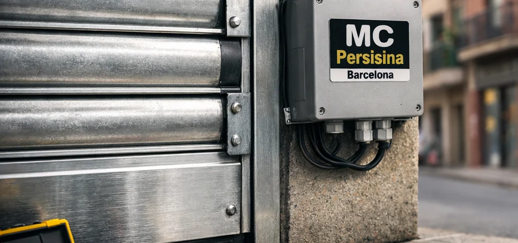 Persiana metu00e1lica galvanizada con herramientas de mantenimiento en Hospitalet; Que servicios de persianas metalicas son mas recomendados en Hospitalet de Llobregat